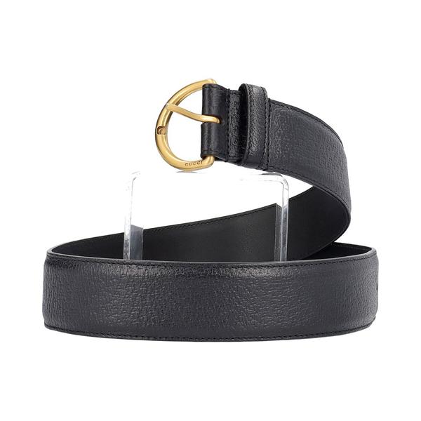 Leather Belt Black - S: 75 (30)