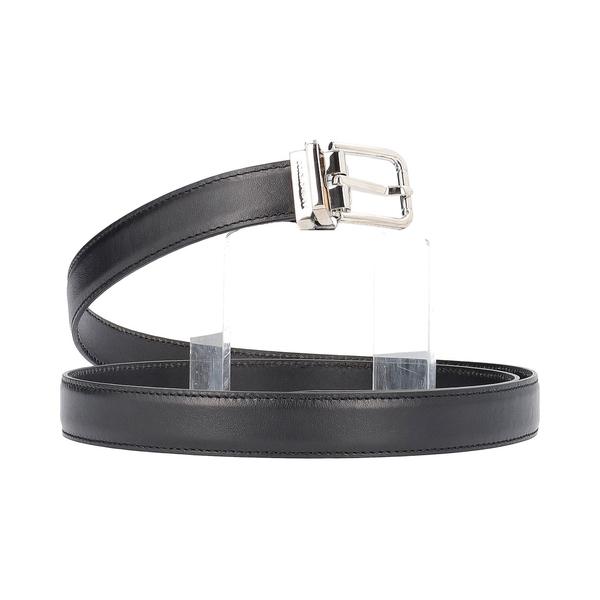 Leather Belt Black - S: 100 (40)