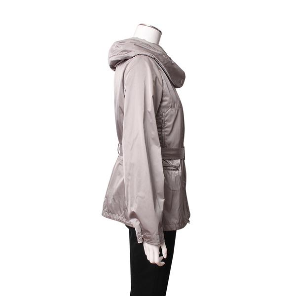 Polyester Hooded Jacket Grey