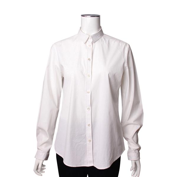 Cotton Check Shirt White