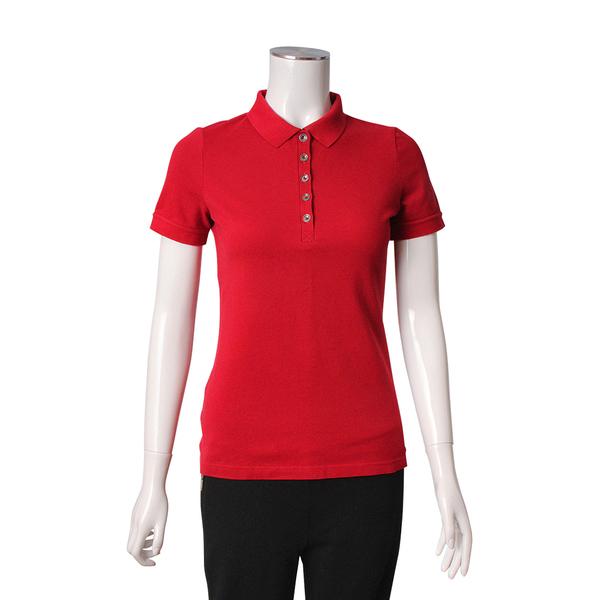 Cotton Polo Shirt Red