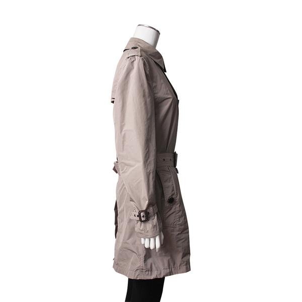 Polyester Trench Coat Beige