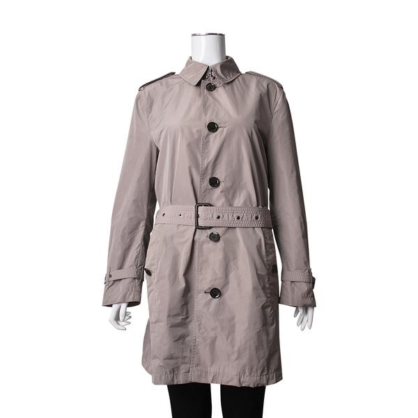 Polyester Trench Coat Beige