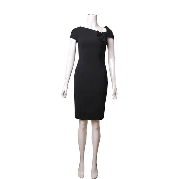 DSQUARED2 Wool Bow Dress Black