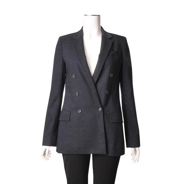 Wool Blend Blazer Navy