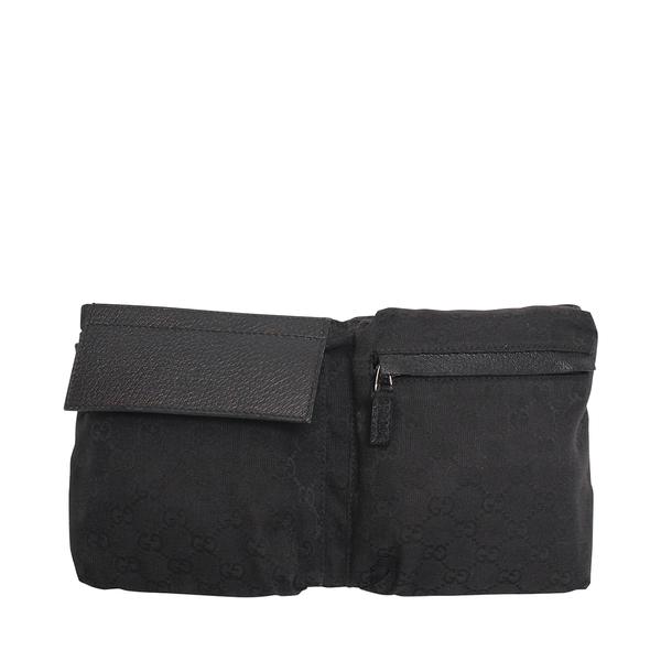 Canvas GG Belt Bag Black