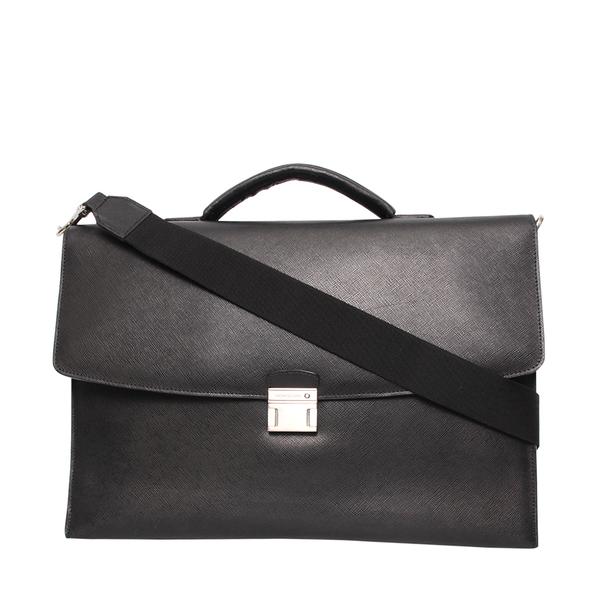 Leather Briefcase Black