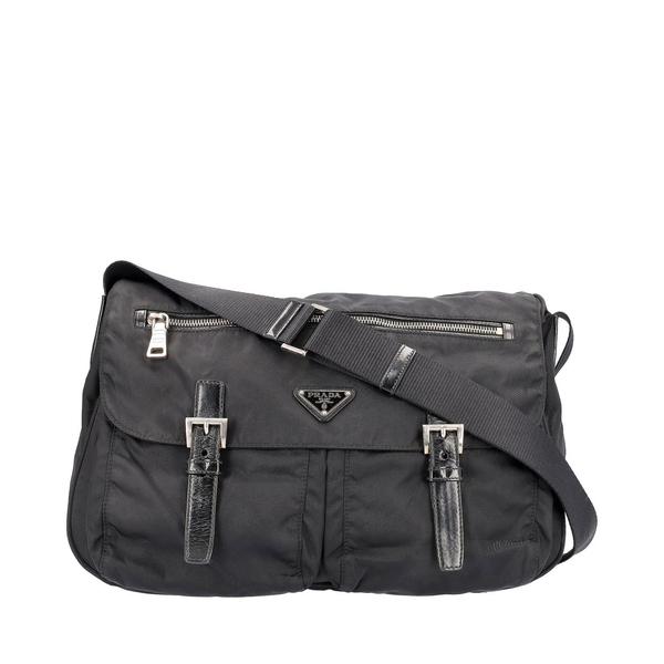 Re-Nylon Shoulder Bag Black