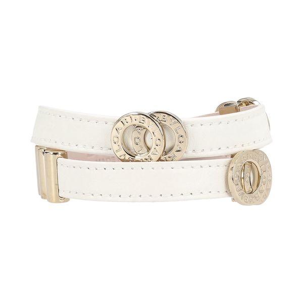 Leather Wrap Around Bracelet Ivory