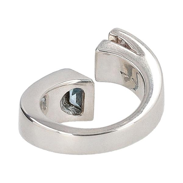 Sterling Silver Bypass Cocktail Ring