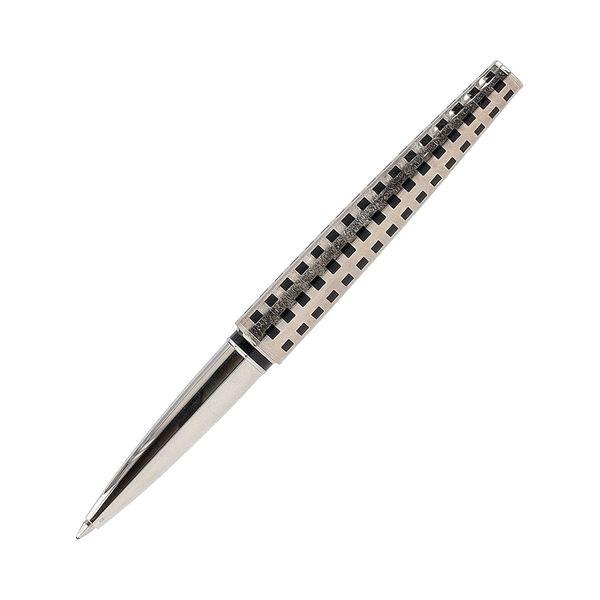 Damier Ballpoint Pen Silver