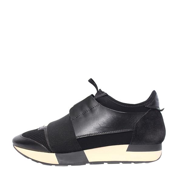 Mix Material Race Runners Black