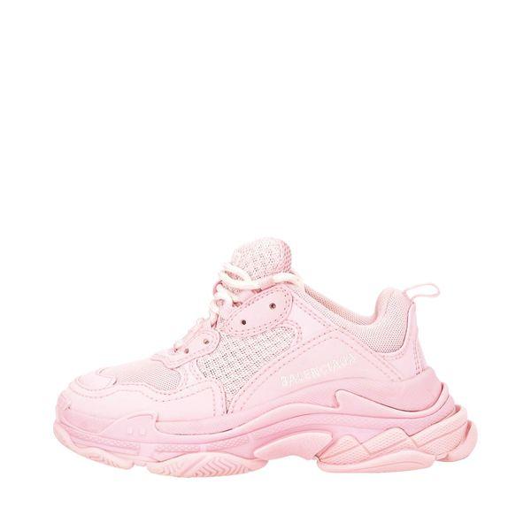 Mixed Material Kids Triple S Sneaker Pink