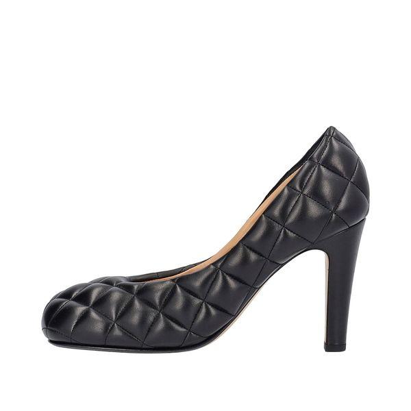 Quilted Leather Padded Dream Pumps Black