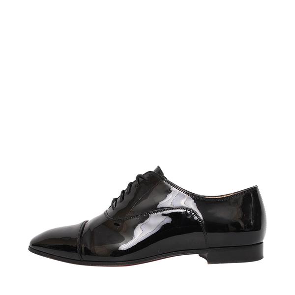 Patent Greggy Lace Up Shoes Black