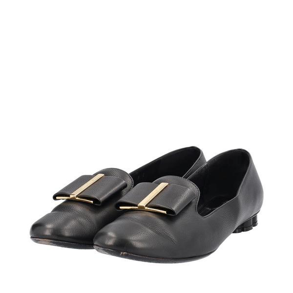 Leather Sarno Loafers Black