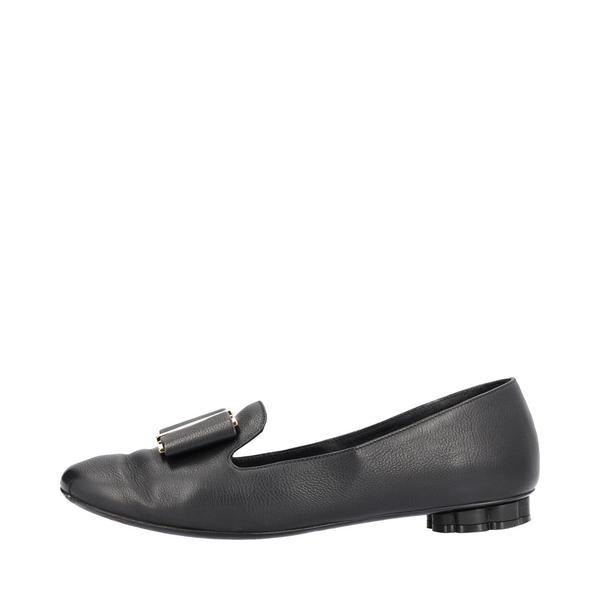 Leather Sarno Loafers Black