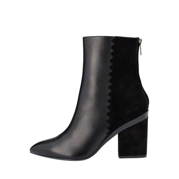 Leather/Suede Proof Ankle Boots Black