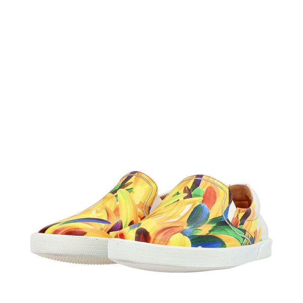 Leather Feather Slip-On Sneakers Multicolour