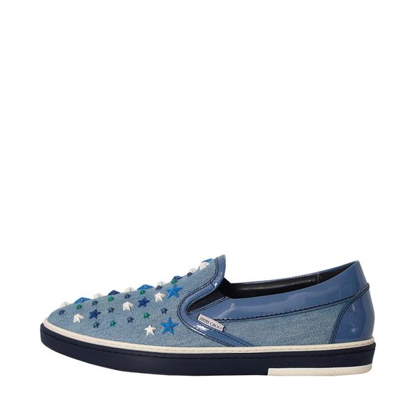 Denim/Patent Grove Star Slip On Sneakers Blue