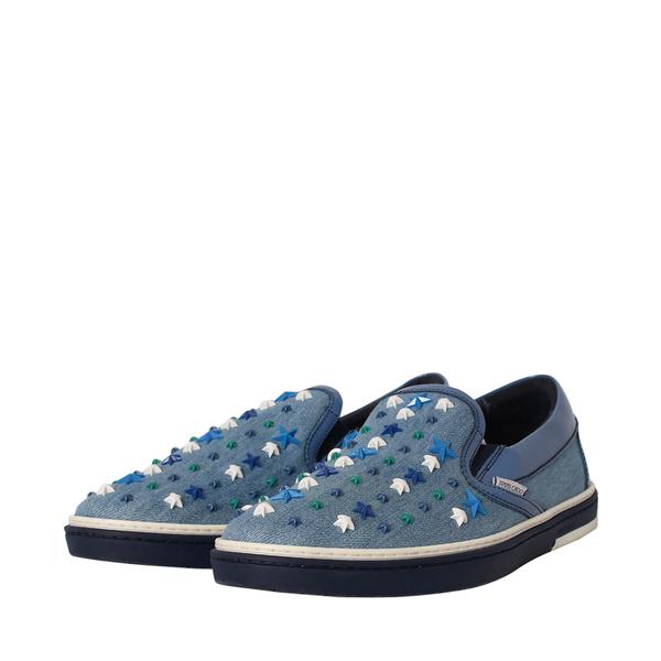 Denim/Patent Grove Star Slip On Sneakers Blue