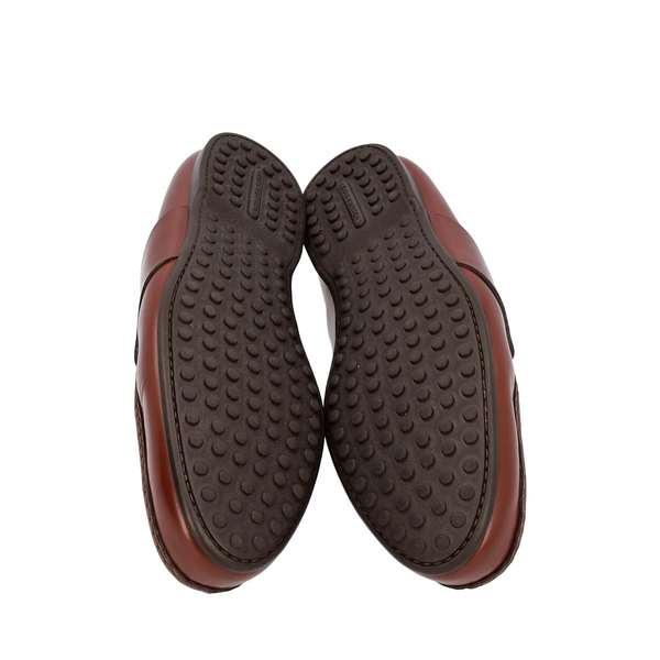 Leather Penny Loafers Brown