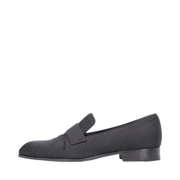 Petit Damier Solferin Loafers Black