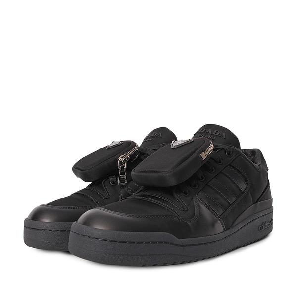 Leather/Nylon Forum Sneakers Black