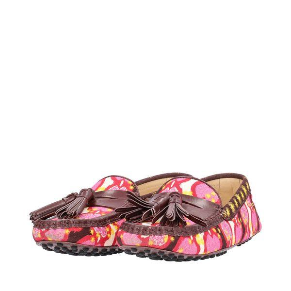 Canvas Summer Dream Gommino Driver Loafers Multicolour