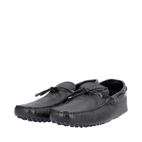 Leather Gommino Driving Loafers Black