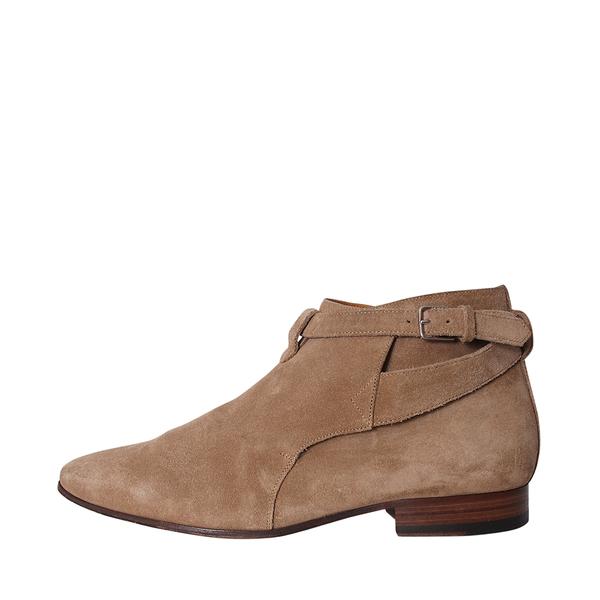 Suede Ankle Boots Tobacco