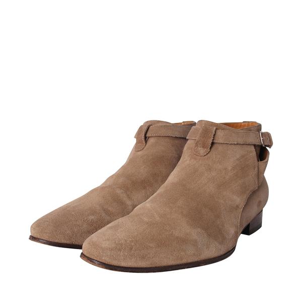 Suede Ankle Boots Tobacco