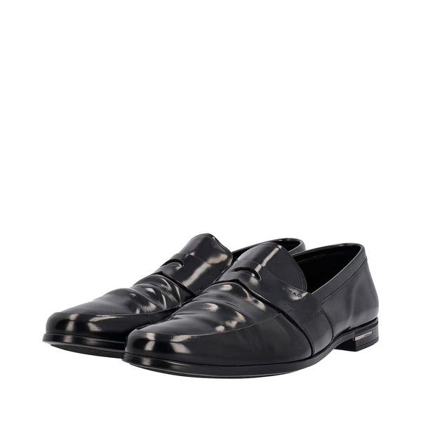 Leather Loafers Black