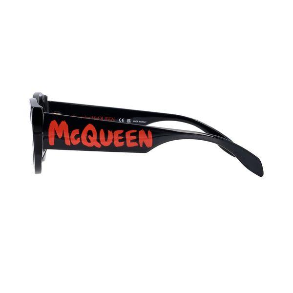 Alexander McQueen Sunglasses AM0330S Black Grey