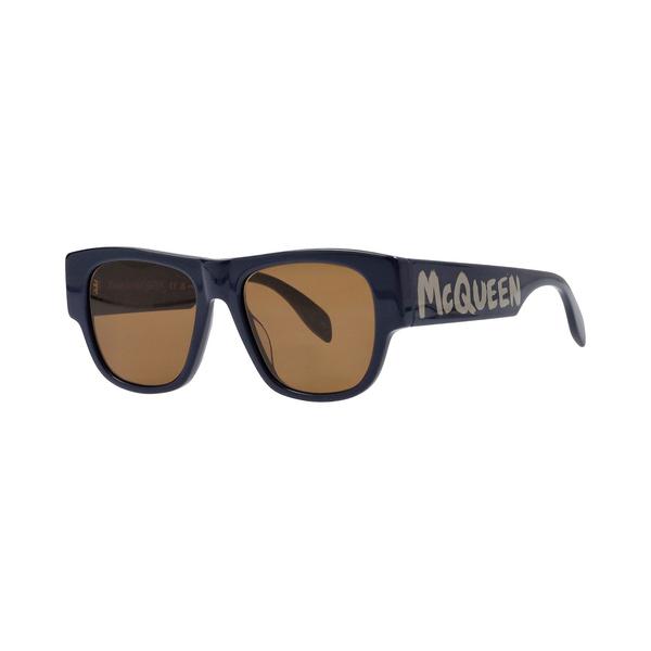 Alexander McQueen Sunglasses AM0328S Black Grey