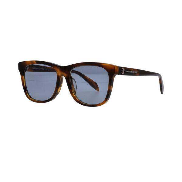 Alexander McQueen Sunglasses AM0158SA Yellow Blue