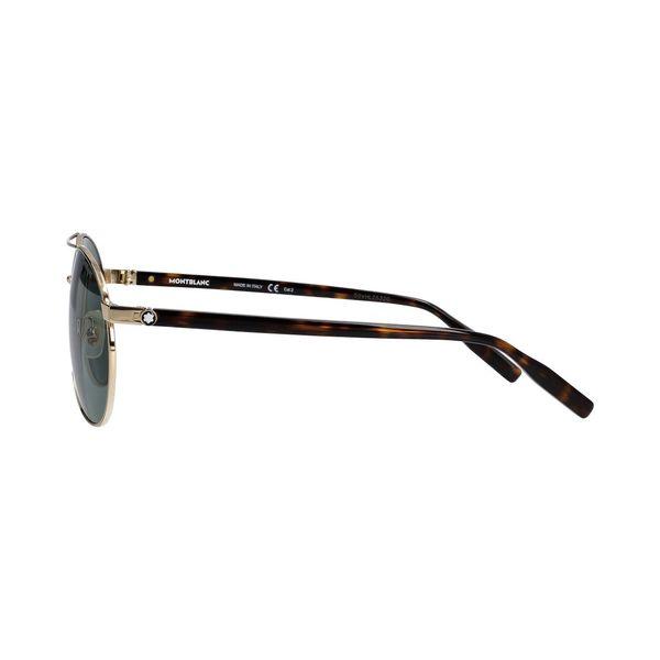 Montblanc Sunglasses MB0054S Gold Havana Green