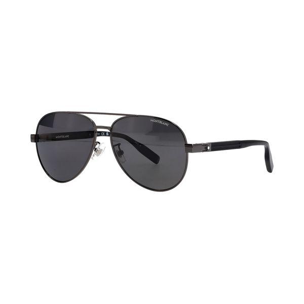 Montblanc Sunglasses MB0032S Ruthenium Black Grey