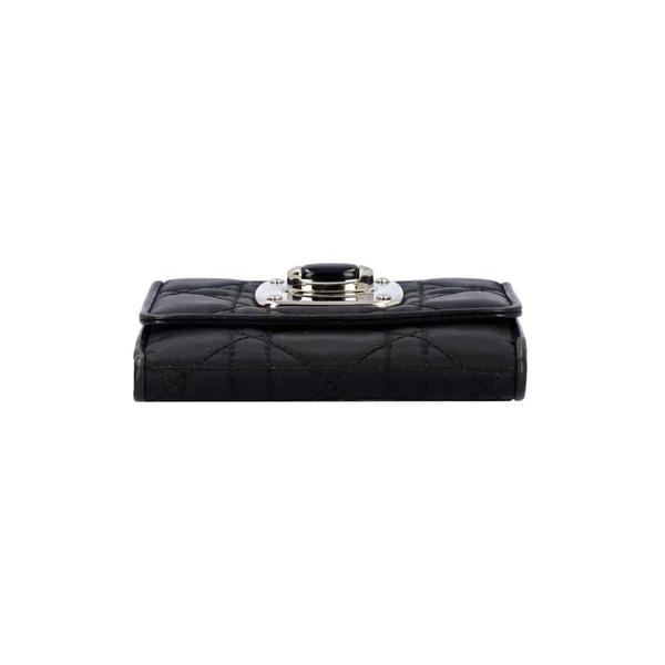 Leather/Nylon Charming Lock Wallet Black