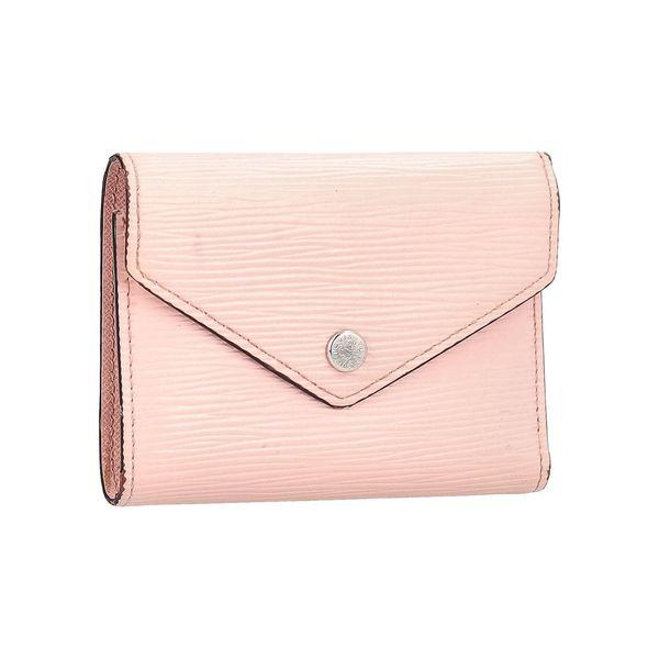 Epi Victorine Wallet Rose Ballerine