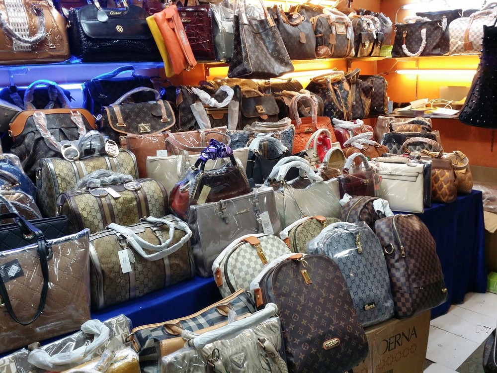 Counterfeit designer bags