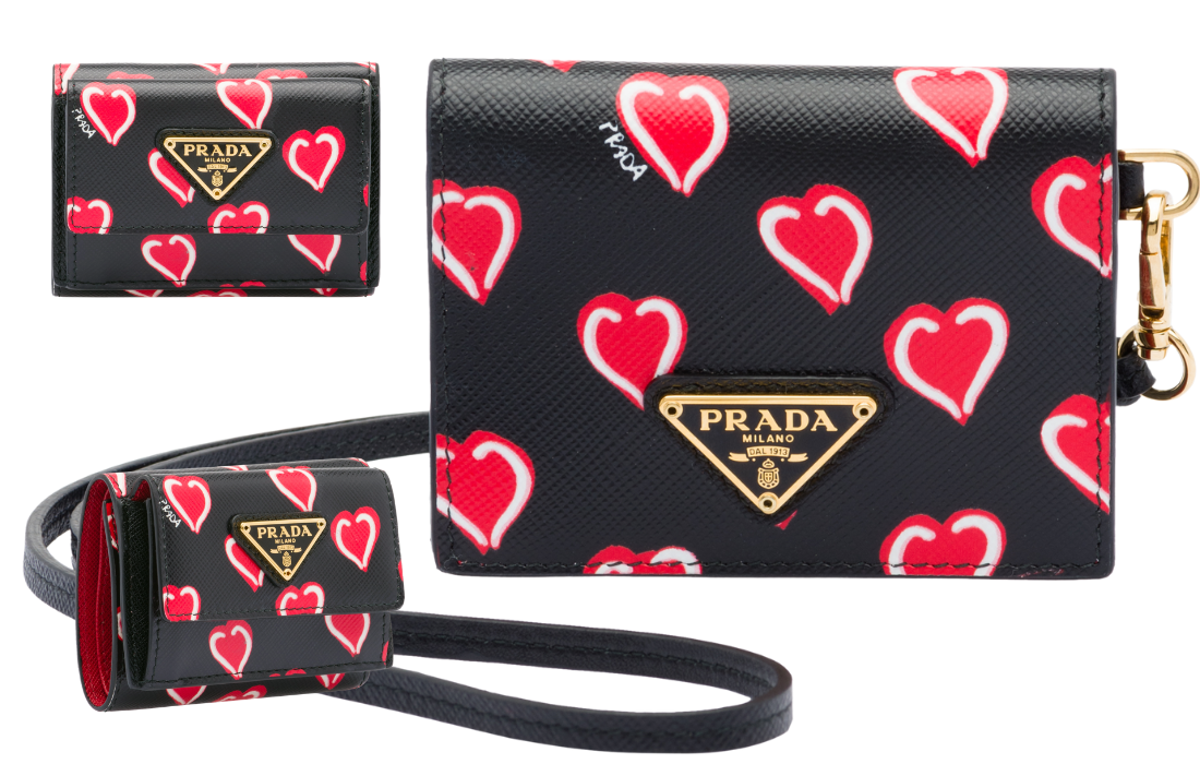 the spacing on the prada logo