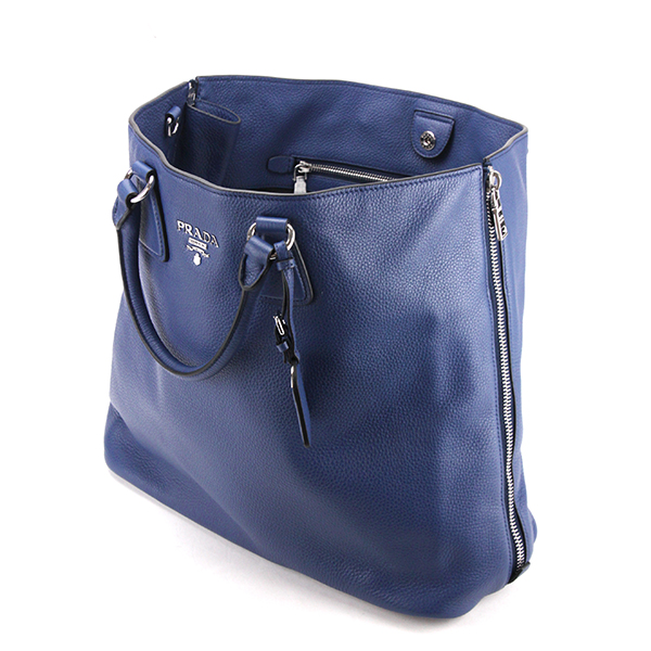 Cobalt Blue Saffiano Tote