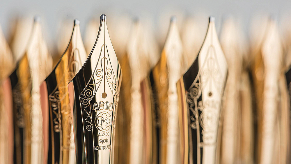 Gold Montblanc Pens