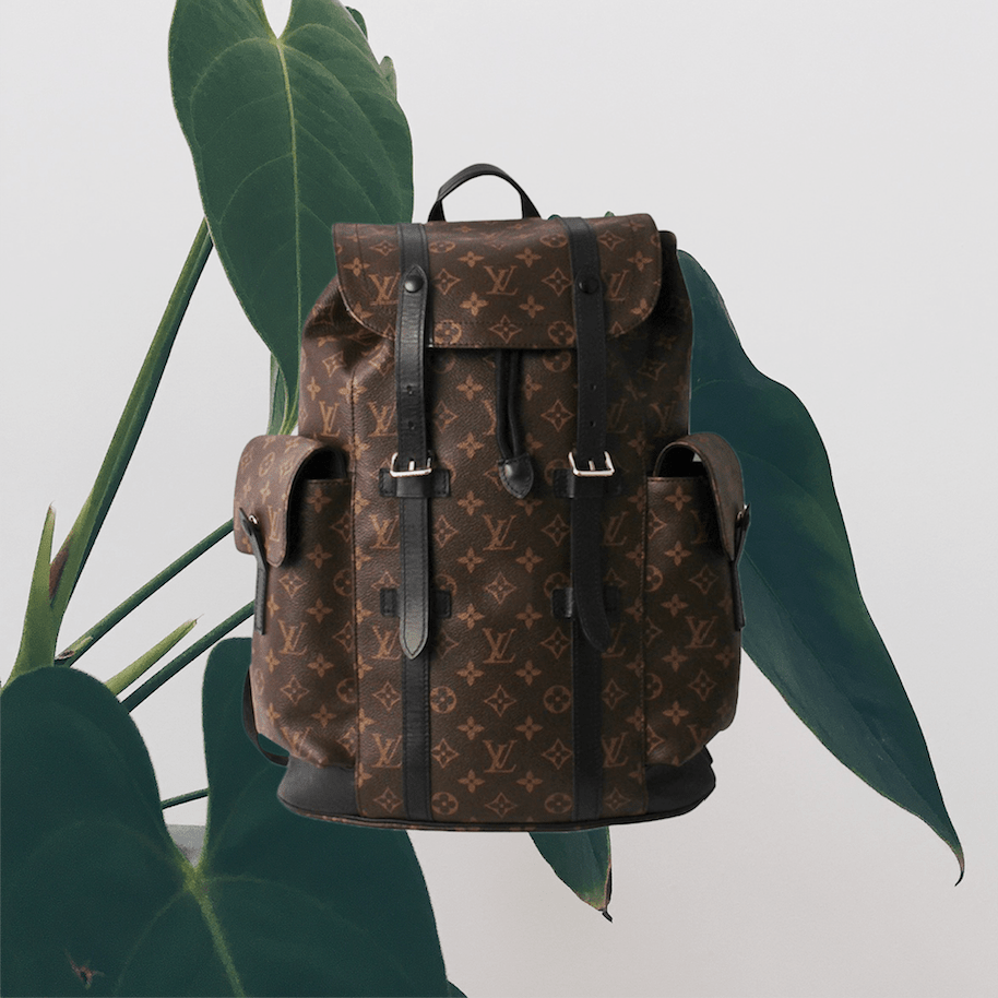 Louis Vuitton Monogram Macassar Christopher Backpack