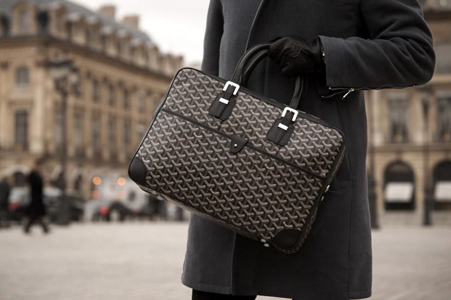 Black Goyard Briefcase