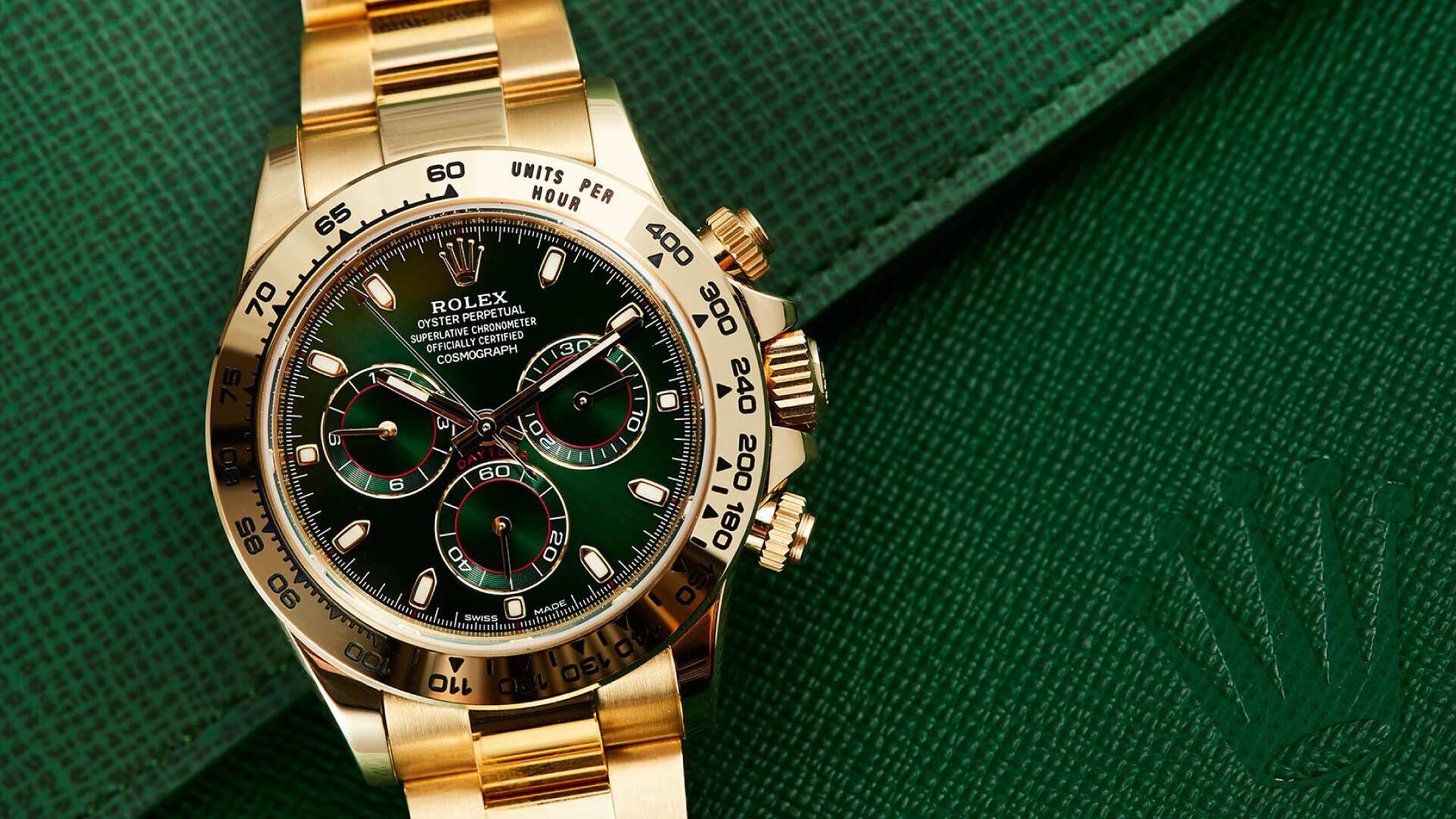 Rolex Green and Gold Logo