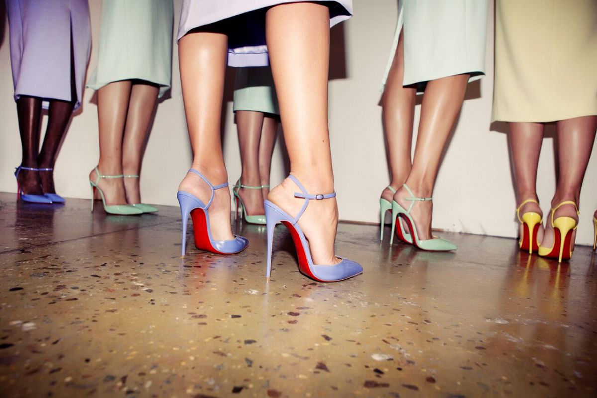 Louboutin heels bottom best sale