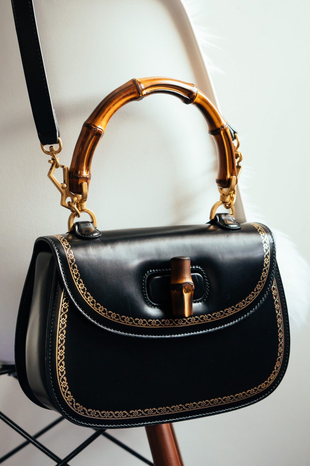 black bamboo bag