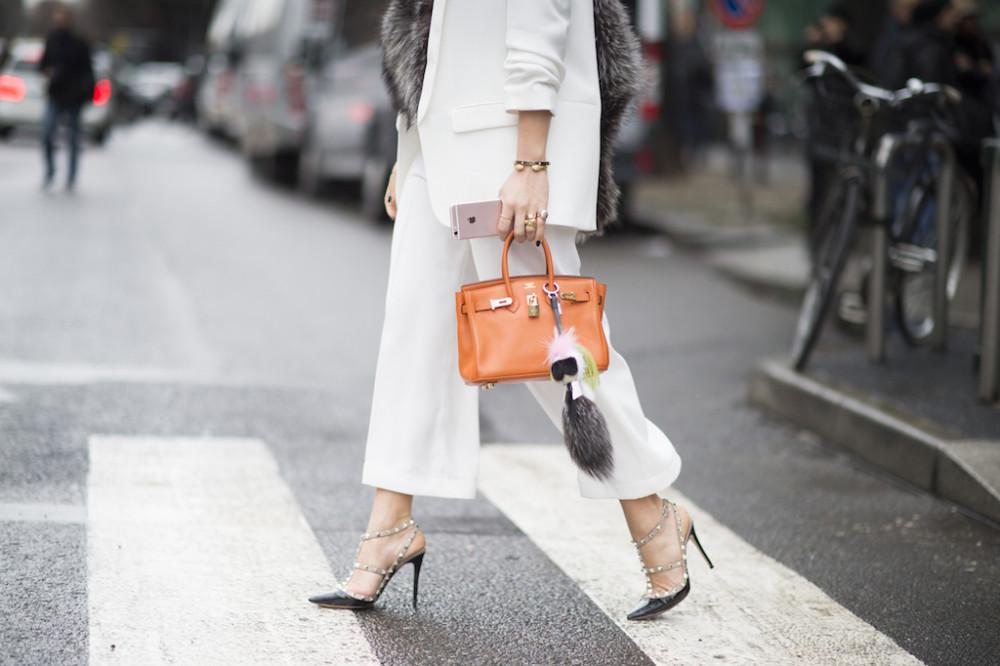 Orange Hermes Mini handbag